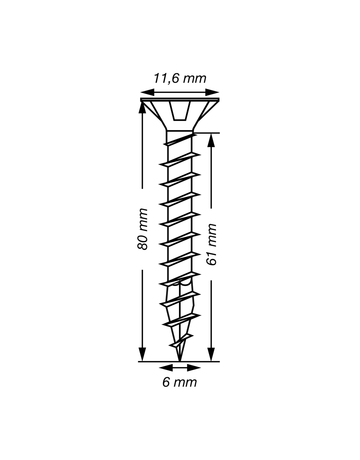 SPAX, Universalschraube, Senkkopf, T-STAR plus, VG, WIROX - SPAX - 2