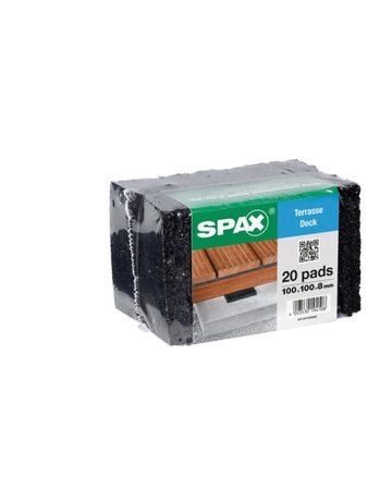 DISTANCE PADS 100X100X8 FOLIE/20 - SPAX - 2