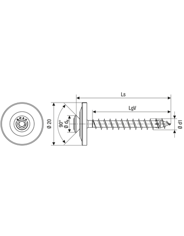 Spax Spenglerschraube Edelstahl A2, XL-Karton - SPAX - 6