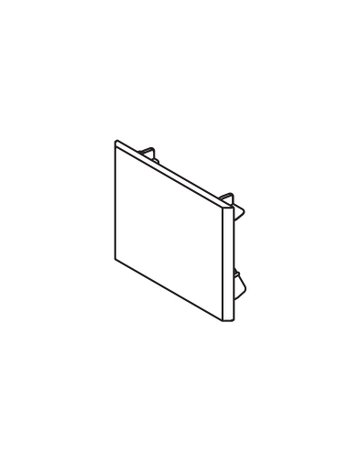 Porta 100 Endkappen GW anthrazit - Hawa - 1