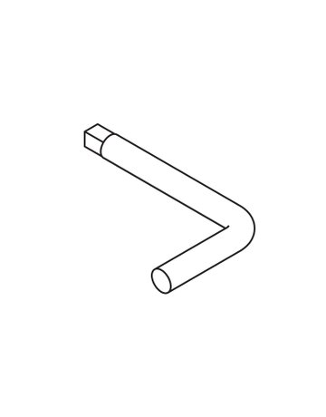 Steckschlüssel zu Zapfenschloss 10721,10726 - 1