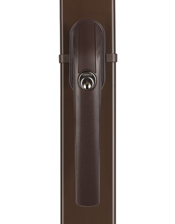 Fenster-Stangenschloss FOS550 abschließb ohne Stange braun gleichschließ. AL0089 - ABUS