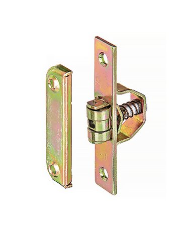 Rollschn., mit Schließblech, ktg, L90xB18mmger., Stahl gelb galvanisch gelb verzinkt - Alberts