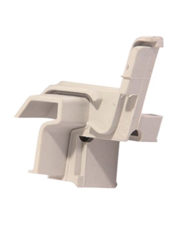 Endkappe weich weiß rechts für GR/GTR 22.44 K - Bug