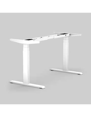 Tischgestell 3D Plus mit Mem. Einh. 640-1290mm, Ral 9010, Reinweiß - Topform