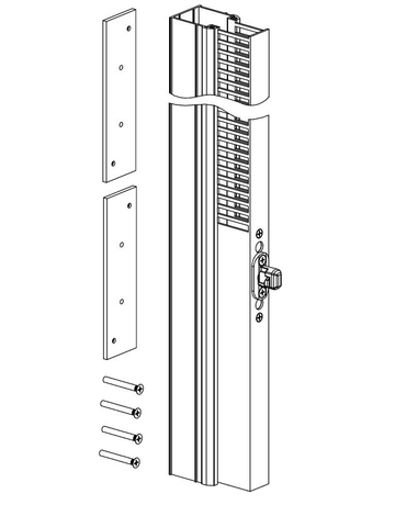HS Spaltlüfung komplett mit Insektenschutz - GU - 1