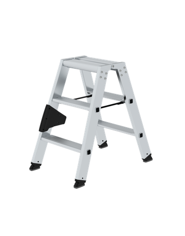 Günzburger Stufen - Stehleiter beidseitig begehbar 2 X 3 Stufen - MUNK