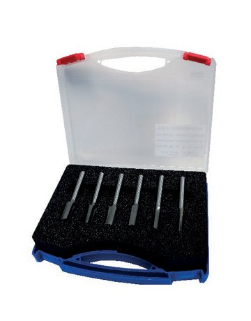 Nutfräser-Satz HW 6 teilig S=8mm Überlänge in Profiqualität - GUHDO