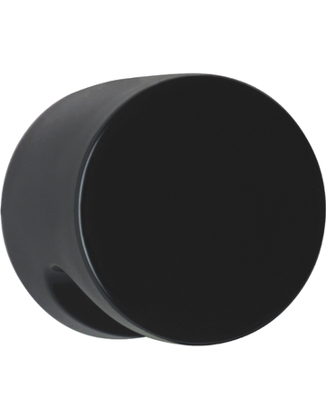 Türknopf 122.23FK 8mm,tiefschwarz - Hewi