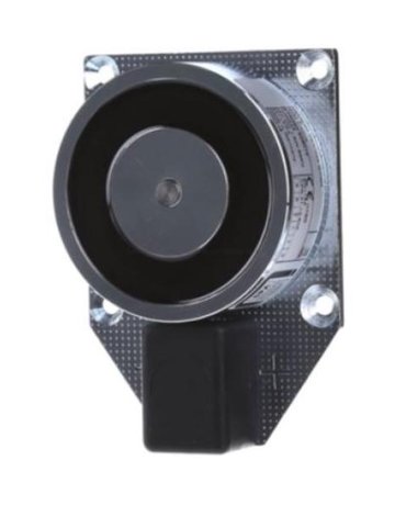 Türhaftmagnet Wandmontage THM 425/DC, L26mm, schwarz, silber - Hekatron - 1