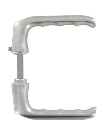 Drückerpaar London 113 für Kastenschloss Alu F1 ohne Bund TS 30-49 mm 8 mm - HOPPE