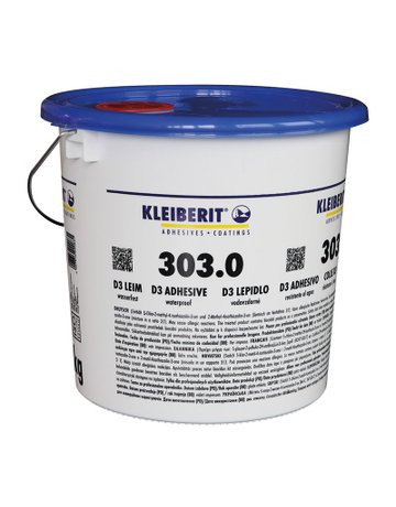 Einkomponenten-D3-Leim 303 10,0 kg Eimer - Kleiberit