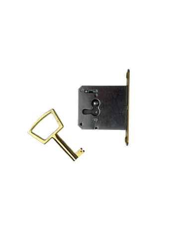 Einst. Möbelschloss rd Stulpe 1732/20 LS IC-Schließung verm. Schlüssel - JuNie