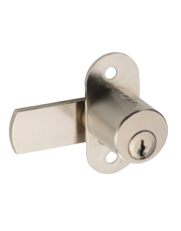 Hebelschloss für Holzkonstruktion 2941/ Zylinder matt vernickelt D 22 mm Schließung BN0101 - JuNie