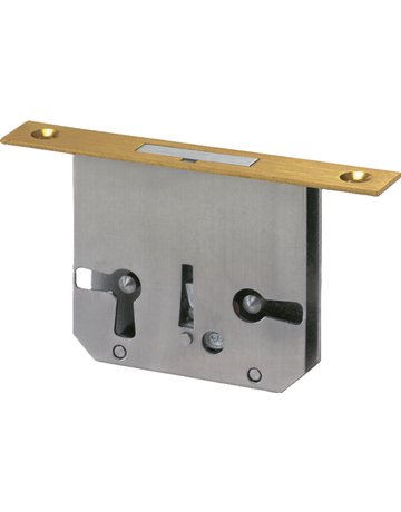 Einst.-Möbelschloss kantig Stulpe 665/25 Zuhaltung 8 X 6 mm - JuNie