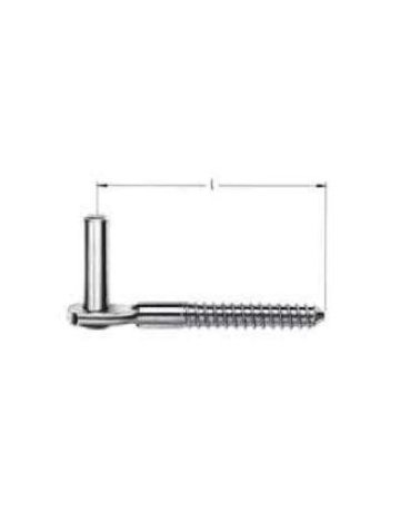 Holzschraubkloben gelb verzinkt/ 10 mm Schaft 110/10 mm Nr. 8A - Pfeifer