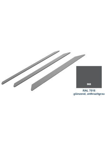 Aufsteckprofil RAG² RAL 7016 48 mm