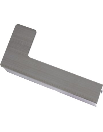 Bank Abschluss 260 mm LM blank Putz 18 mm links