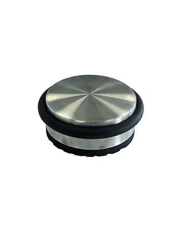 Boden-Türstopper 95 x 40 mm Edelstahl gebürstet, ohne Montage - HSI