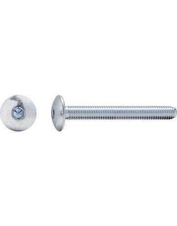 Innensechskantschrauben Flachrundkopf M 6 X 60 mm verzinkt - HSI
