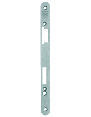 CES Montagestulp 0732 für 72 + 78 mm Entfernung 22R abgerundet Nirosta Links