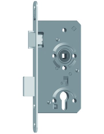 Einsteckschloss 17580W0 PZW72/8,D80,F24x235rd,ER,DL - SAG