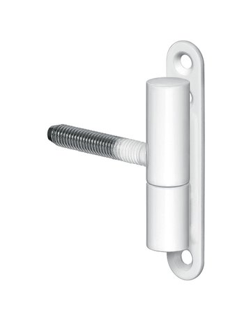 Fenster- Einbohrband, SIKU® K 3172 WF, für Drehflügel, 2-teilig, Ø 15mm, verkehrsweiß, pulverbeschichtet - SIMONSWERK