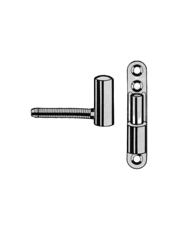 FT-Einbohrband,SIKU® K 3172 WF,2tlg. für Drehflügel, Ø 15mm,edelstahl, matt - SIMONSWERK