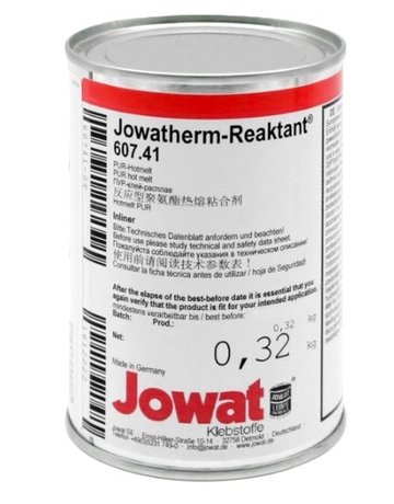 PUR Kantenschmelzkleber Patrone gefüllt weiß 0,32 Kg Dose (Blech) - Jowatherm