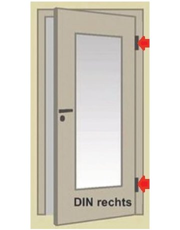 JW Schließblech standard silber für VZ 6 SB 170 ni-si mit Loch 2-T - JELD-WEN - 4