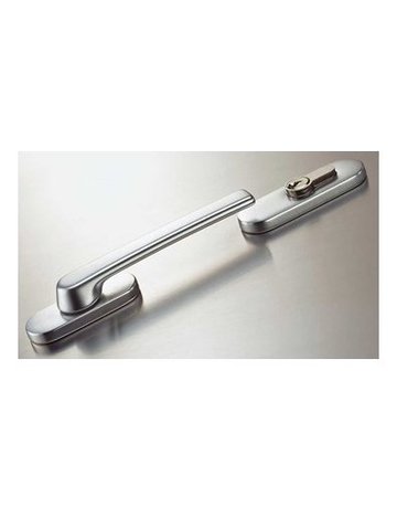 FTT-Griffgarnitur,PZ, N9,7 RotoLine,Aluminium,silber