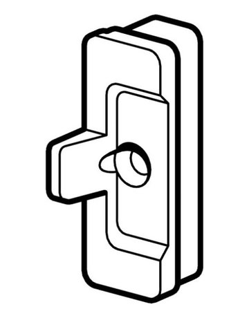 Drehkipp-Mittelschließer, NT, DIN Links-Rechts, Zinkdruckguss - Roto