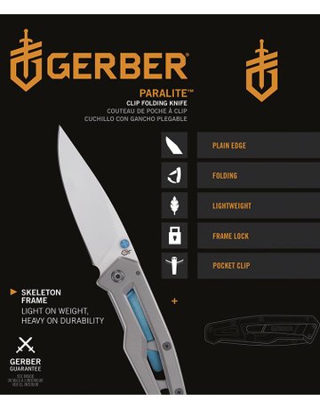 Paralite silver/lue - GERBER