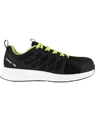 Halbschuh Fusion Flexweave Work,S1P,39 s chwarz/grün/weiß REEBOK