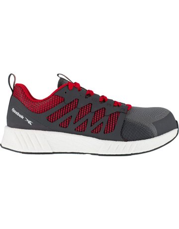 Halbschuh Fusion Flexweave Work,S1P,39 g rau/rot/weiß REEBOK