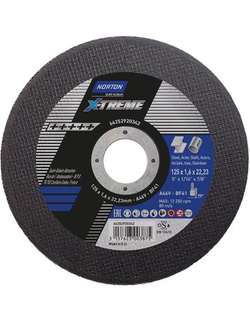 Trennscheibe X-Treme 125x1,6 T41 - Norton