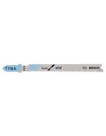 Bild Stichsägeblatt T 118 A Bosch VE à 100 St ück Basic for Metal-0
