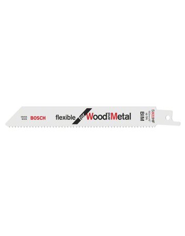 Säbelsägeblatt S 922 HF Bosch VE à 100 S tück Flexible f Wood and Metal