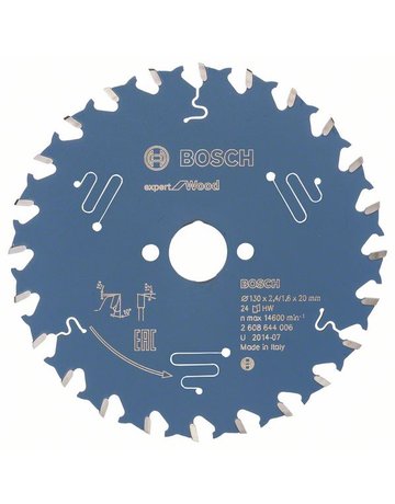 HM Kreissägeblatt 130x2,4x20mm Z24 W Bos ch Expert Wood - BOSCH