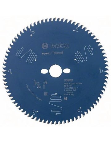 Bild HM-Kreissägeblatt 254x2,6/1,8x30 80Z WZ Bos VE à 1 Stück Expert für Wood Tischsäg - BOSCH-0