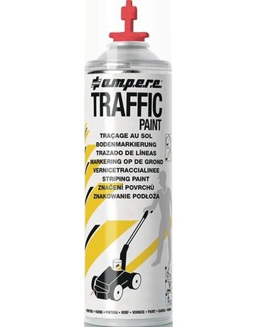 Bild Bodenmarkierspray Traffic 500ml rot - AMPERE TRAFFIC PAINT-0
