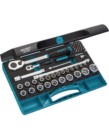 Bild Steckschlüssel-Garnitur 1/4""+1/2"" 953H P 47-teilig Hazet-0