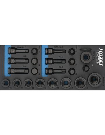Werkzeugmodul 1/3 Impact 163-570/24 Haze t - Hazet