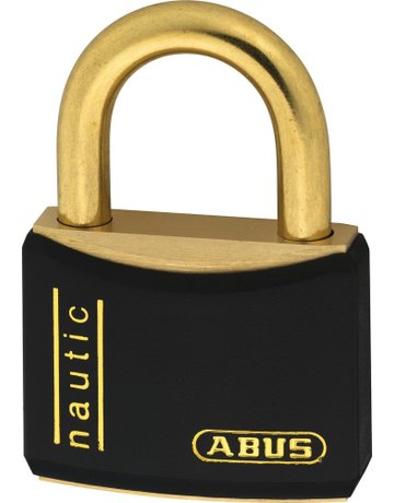 Bild AV - Vorhangschloss, Nautic T84MB/40, Messing massiv - ABUS-5