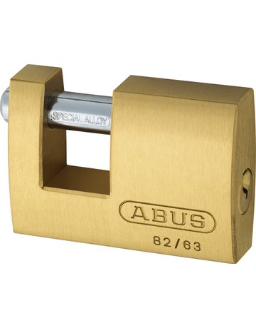 Bild AV - Vorhangschloss, Monobloc 82/63, Messing - ABUS-3