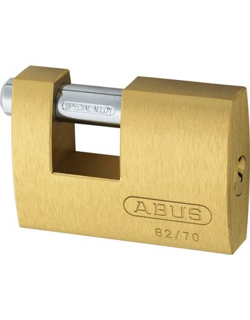 Bild AV - Vorhangschloss, Monobloc 82/70, Messing - ABUS-3