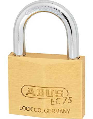 Bild AV - Vorhangschloss 75/50, Messing massiv - ABUS-9