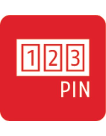 Bild Zyl. Vorhangschloss Nr. 145 /20 orange mit selbsteinstellb. Code - ABUS-1