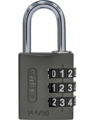 Zahlen-Hangschloss 144/30 titanium Lock- Tag - ABUS
