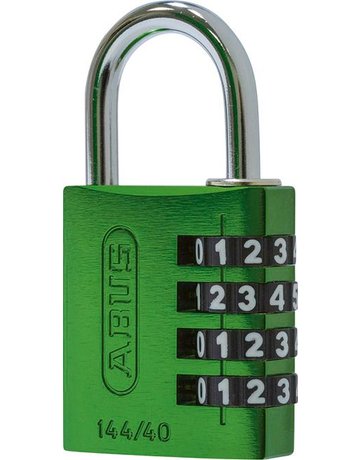 Zahlen-Hangschloss 144/40 grün Lock-Tag - ABUS